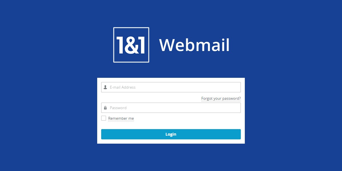How to register 1and1 webmail account