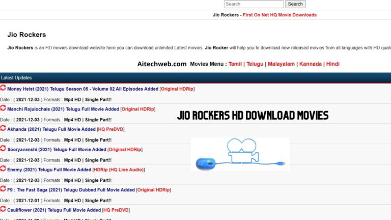 JioRockers |Jio Rockers Telugu, Hindi &Tamil New Movies Download