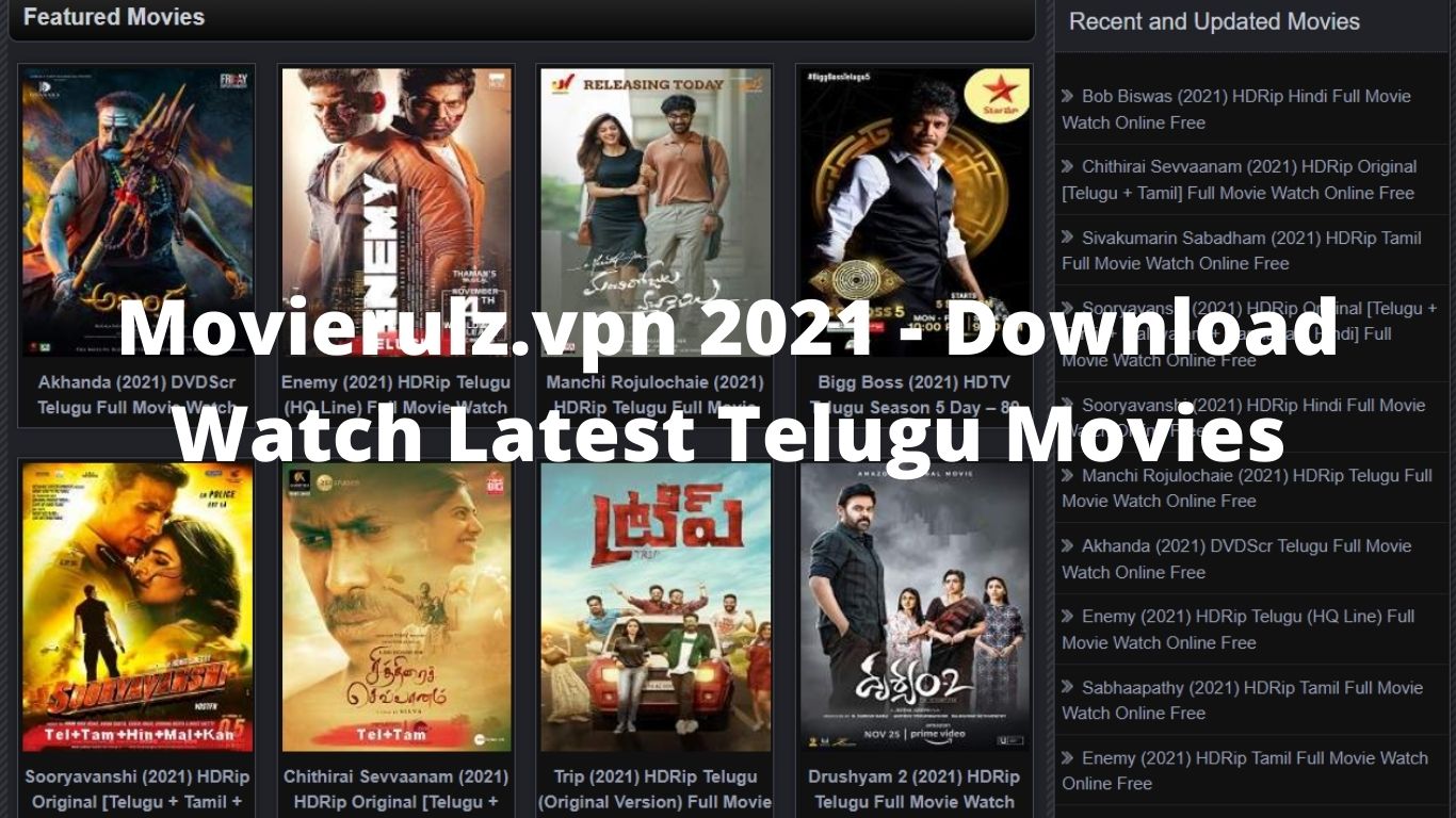 Movierulz.vpn 2021 - Download & Watch Latest Telugu Movies-aitechweb
