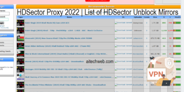 HDSector Proxy 2021 | List of HDSector Unblock Mirrors