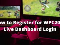 How to Register for WPC2021 Live Dashboard Login
